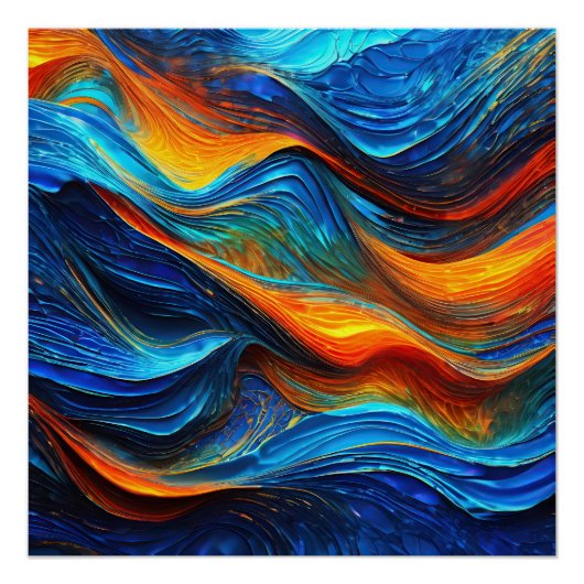 Ocean Lava "Pyroquatic" Poster (Vorderseite)