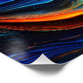 Ocean Lava "Pyroquatic" Poster (Ecke)