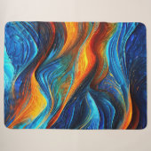 Ocean Lava "Pyroquatic" Sherpadecke (Vorderseite (Horizontal))
