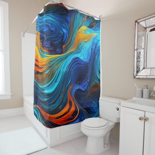 Ocean Lava "Tempestial" Duschvorhang (Beispiel)