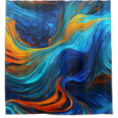 Ocean Lava "Tempestial" Duschvorhang (Vorderseite)