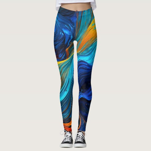 Ocean Lava "Tempestial" Leggings (Vorderseite)