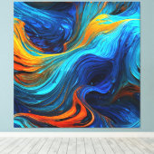 Ocean Lava "Tempestial" Leinwanddruck (Insitu (Holzboden))