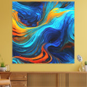Ocean Lava "Tempestial" Leinwanddruck (Insitu (Wohnzimmer))