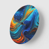 Ocean Lava "Tempestial" Runde Wanduhr (Winkel)