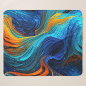 Ocean Lava "Tempestial" Sherpadecke (Vorderseite (Horizontal))