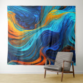 Ocean Lava "Tempestial" Wandteppich (Beispiel (Horizontal))