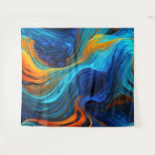 Ocean Lava "Tempestial" Wandteppich (Vorderseite (Horizontal))