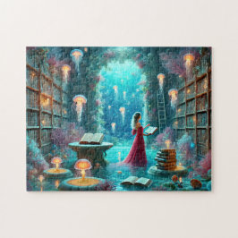 Ocean Librarian Underwater Library Jellyfish Puzzle
