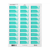 Ocean Liebe Aquamarin Künstlerisch Seashells Beach (Vorne)