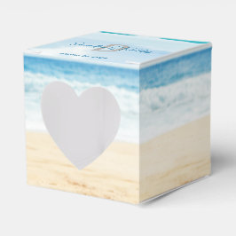 Ocean Liebe Beach Hochzeit Geschenkschachtel