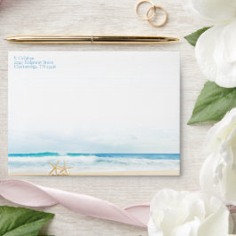 Ocean Liebe Beach Wedding Waves Starfish
