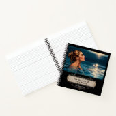 Ocean Liebe Zitat Sea Moon Black Journal Notizblock (Innenseite)