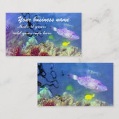 Ocean Life Business Card Visitenkarte (Vorne/Hinten)