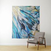 Ocean Life - Digital Art Mosaik Wandteppich (Beispiel)