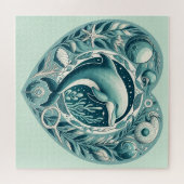 Ocean Life Dolphin Puzzle (Horizontal)