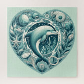 Ocean Life Dolphin Puzzle (Vertikal)