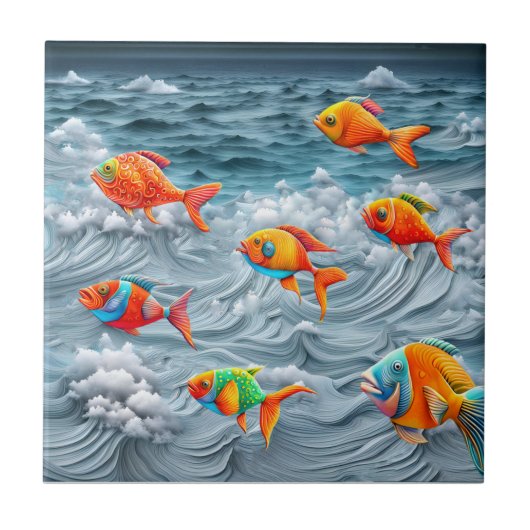 Ocean Life Fliese (Vorderseite)