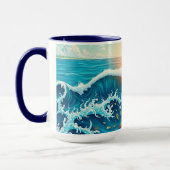 Ocean Life Harmony with Renewable Energy Tasse (Links)