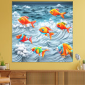 Ocean Life Leinwanddruck (Insitu (Wohnzimmer))