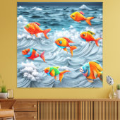 Ocean Life Leinwanddruck (Insitu (Wohnzimmer))