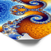 Ocean Life Mandala Poster (Ecke)