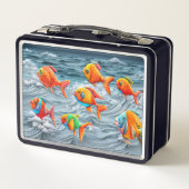 Ocean Life Metall Brotdose (Rückseite)