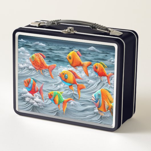 Ocean Life Metall Brotdose (Vorderseite)