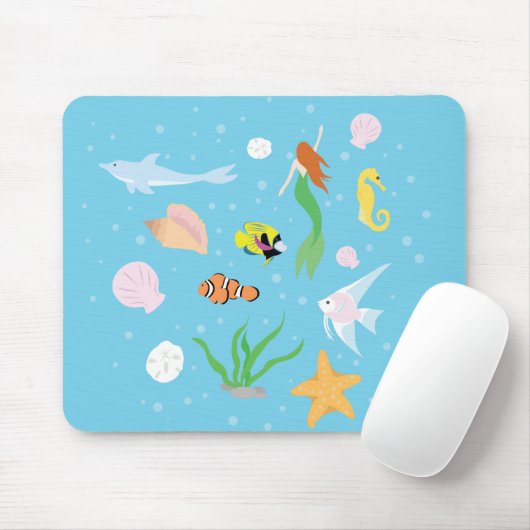 Ocean Life Mousepad (Mit Mouse)