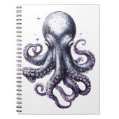 Ocean Life Octopus-Notebook Notizblock (Vorderseite)