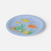 Ocean Life Paper Plate Pappteller (Schrägansicht)