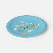 Ocean Life Pappteller (Schrägansicht)