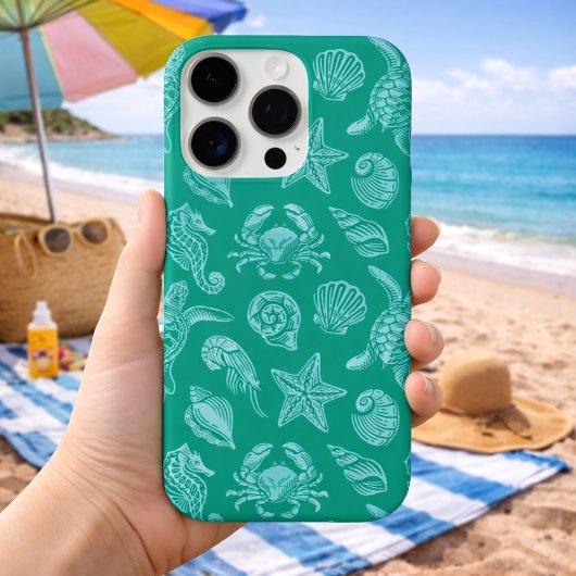 Ocean Life Pattern - Sea Ästhetik Case-Mate iPhone Hülle