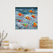 Ocean Life Poster (Küche)