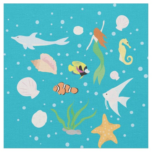 Ocean Life Stoff (Nahaufnahme)