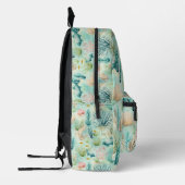 Ocean Life - Underwater Fish Muster Backpack Bedruckter Rucksack (Links)