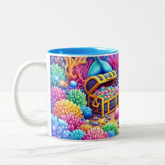 Ocean Life Zweifarbige Tasse (Links)