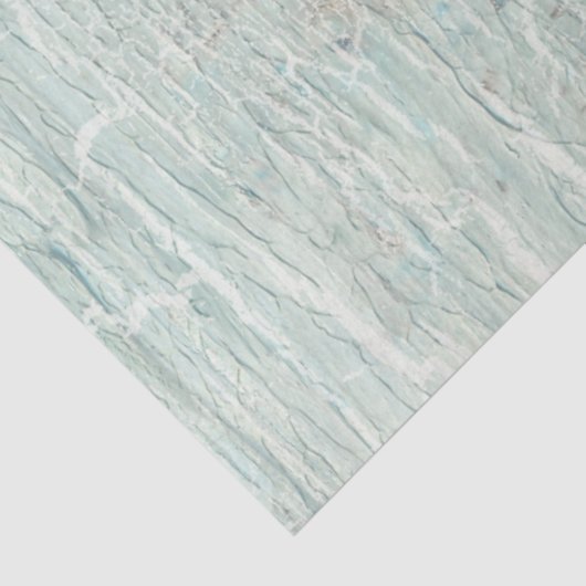 Ocean Light Blue Beach Rustikale Holzdekoupage Seidenpapier (Ausschnitt)