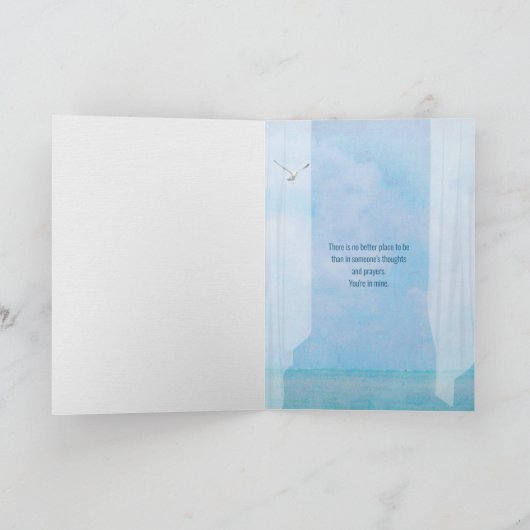 Ocean Lighthouse in Fensterfarbe Karte (Innenseite)