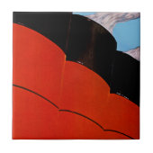 Ocean Liner Bon Voyage Fliese (Vorderseite)