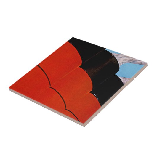 Ocean Liner Bon Voyage Fliese (Seite)