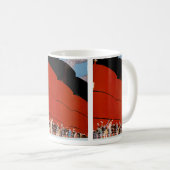 Ocean Liner Bon Voyage Kaffeetasse (VorderseiteRechts)