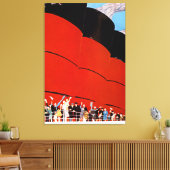 Ocean Liner Bon Voyage - L Leinwanddruck (Insitu (Wohnzimmer))