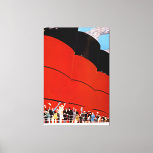 Ocean Liner Bon Voyage - XL Leinwanddruck