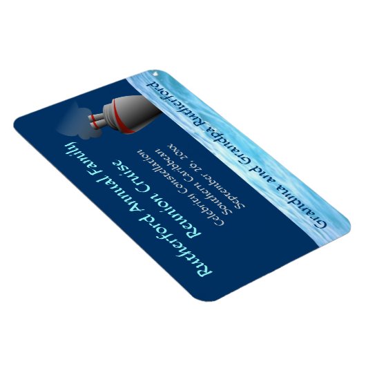 Ocean Liner Custom Hztl. Door Marker Magnet (Rechte Seite)