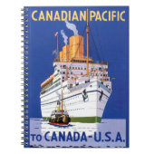 OCEAN LINER EMPRESS OF BRITANNIA NOTEBOOK NOTIZBLOCK (Vorderseite)