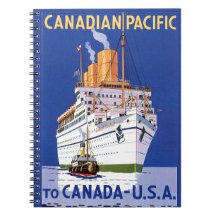 OCEAN LINER EMPRESS OF BRITANNIA NOTEBOOK NOTIZBLOCK