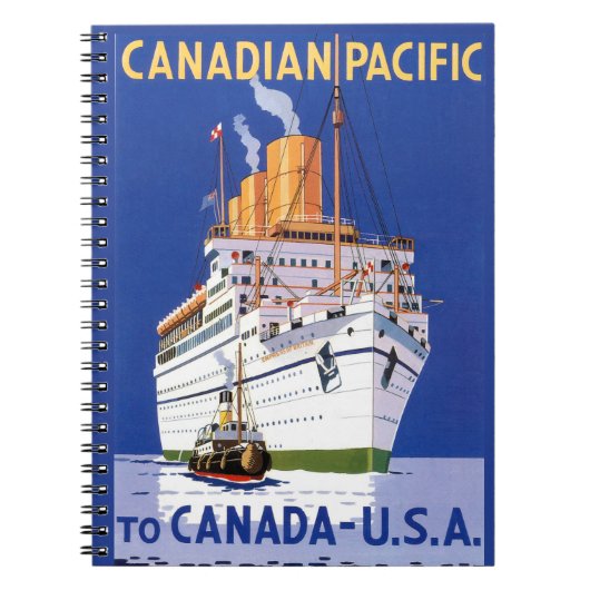 OCEAN LINER EMPRESS OF BRITANNIA NOTEBOOK NOTIZBLOCK (Vorderseite)
