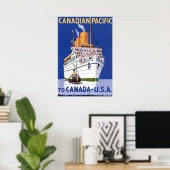OCEAN LINER EMPRESS VON BRITANNIA POSTER (Heimbüro)