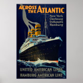 OCEAN LINER EUROPA AMERIKA POSTER (Vorne)